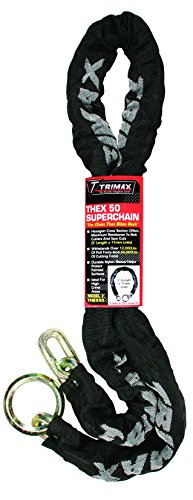 Trimax THEX50 THEX Super Chain - 5' Length with HEX 11mm Links, Black