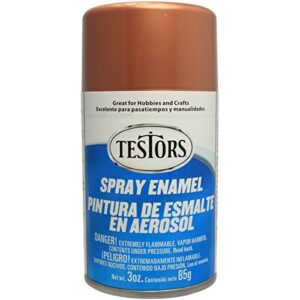 testors spray enamel, 3 oz, copper