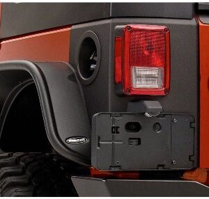 Bushwacker Trail Armor Rear Corner Covers | 2-Piece Set, Black, Textured Finish | 14010 | Fits 2007-2018 Jeep Wrangler JK Unlimited