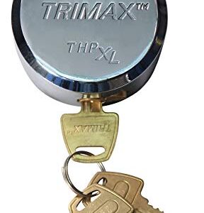 Trimax THPXL Hockey Puck Internal Shackle Trailer Door Lock - Rekeyable