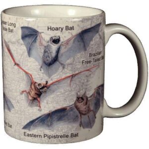 WILD COTTON Bats of North America 11 Ounce Ceramic Coffee Mug (WC401M)