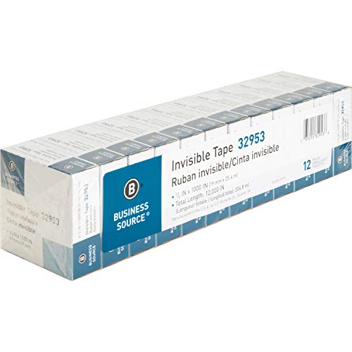 BSN32953 - Transparent Tape, 1 Core, 3/4x1000, 12/PK, Clear