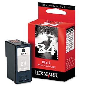 lexmark #34 black print cartridge