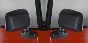 omix | 11002.19 | door mirror kit, black | oe reference: 55027208k | fits 1987-1995 jeep wrangler yj