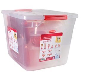 rubbermaid takealongs containter variety pack with lids – 62 pieces