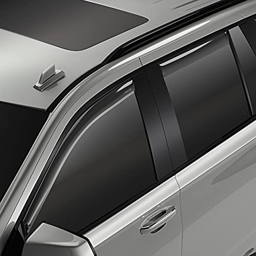 Auto Ventshade [AVS] In-Channel Ventvisor / Rain Guards | Smoke, 4 pc | 194166 | Fits 2010 - 2017 Chevrolet Equinox