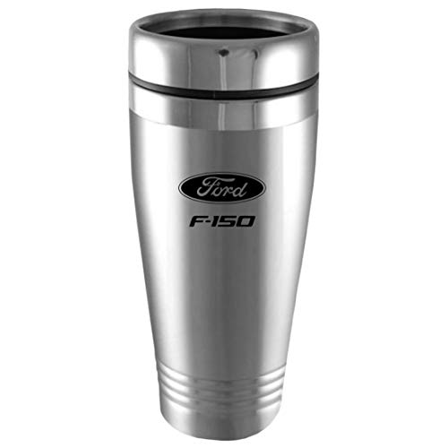 Au-TOMOTIVE GOLD Inc. Stainless Steel Vacuum Travel Mug for Ford F-150 Silver - TM150.F15.SIL-1