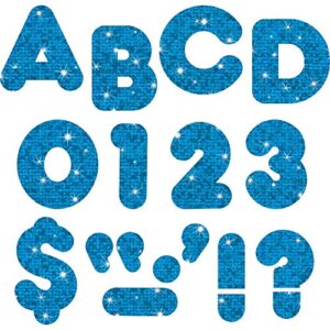 trend 4″ sparkle uppercase ready letters set