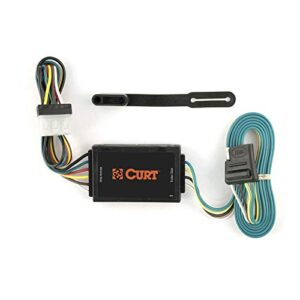 curt 55593 vehicle-side custom 4-pin trailer wiring harness, fits select mazda cx-7