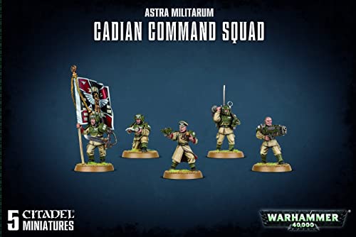 Cadian Command Squad Plastic Warhammer 40K by Games Workshop