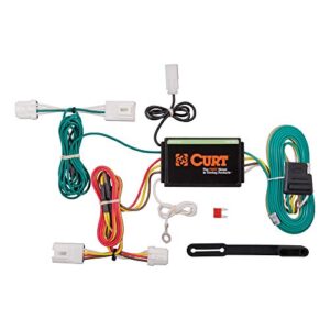 curt 55571 vehicle-side custom 4-pin trailer wiring harness, fits select nissan murano , black