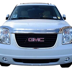 Auto Ventshade [AVS] Hood Shield | High Profile, Chrome | 680837 | Fits 2007 - 2013 GMC Yukon XL 2500, 2007 - 2014 GMC Yukon/Yukon XL 1500 (Excludes Hybrid Models)