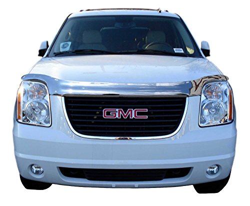 Auto Ventshade [AVS] Hood Shield | High Profile, Chrome | 680837 | Fits 2007 - 2013 GMC Yukon XL 2500, 2007 - 2014 GMC Yukon/Yukon XL 1500 (Excludes Hybrid Models)