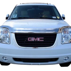 Auto Ventshade [AVS] Hood Shield | High Profile, Chrome | 680837 | Fits 2007 - 2013 GMC Yukon XL 2500, 2007 - 2014 GMC Yukon/Yukon XL 1500 (Excludes Hybrid Models)