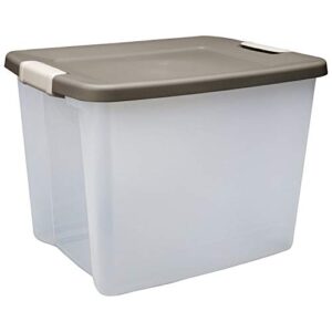 sterilite 19378606 50 quart shelftote, clear