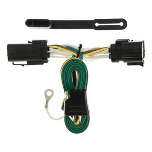 curt 55256 vehicle-side custom 4-pin trailer wiring harness, fits select ford f-150, f-250