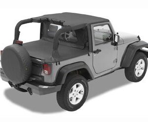 Bestop 8003135 Black Diamond Windjammer for 2007-2018 Wrangler 2DR