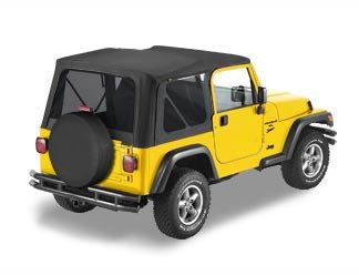 Bestop 7913901 Black Sailcloth Replace-A-Top for 1997-2002 Wrangler