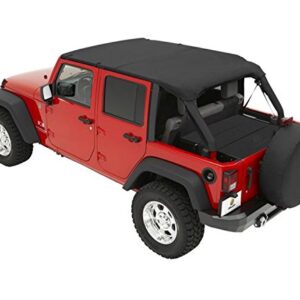 Bestop 5258135 Black Diamond Safari-Style Top for 2007-2009 Wrangler Unlimited