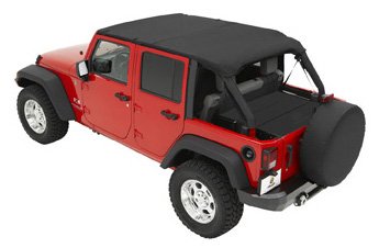 Bestop 5258135 Black Diamond Safari-Style Top for 2007-2009 Wrangler Unlimited