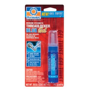 permatex threadlocker blue gel 10 gram (2 pack)