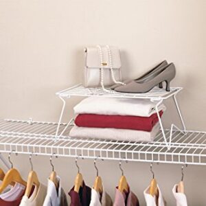 ClosetMaid 71082 18-Inch Wide Stacking Shelf for Wire Shelving, White