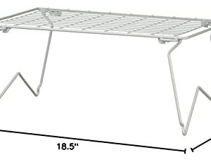 ClosetMaid 71082 18-Inch Wide Stacking Shelf for Wire Shelving, White