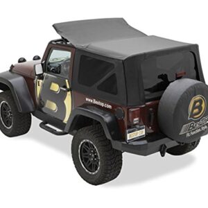 Bestop 7913635 Black Diamond Sailcloth Replace-A-Top for 2007-2009 Wrangler JK 2-Door