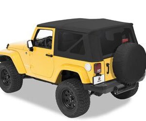 Bestop 7913635 Black Diamond Sailcloth Replace-A-Top for 2007-2009 Wrangler JK 2-Door