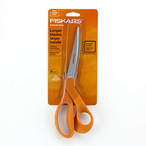 Fiskars Bent Scissors, Orange