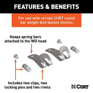 CURT 17109 Replacement Round Bar Weight Distribution Hitch Retainers