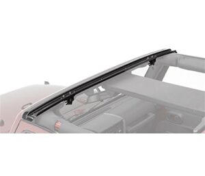 bestop 5124301 no-drill header windshield channel for 2007-2018 wrangler jk 2-door & 4-door