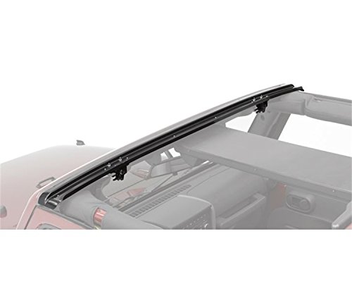 Bestop 5124301 No-Drill Header Windshield Channel for 2007-2018 Wrangler JK 2-Door & 4-Door