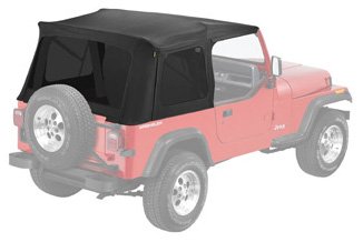 Bestop 5572915 Black Denim Supertop Classic Replacement Skins for 1976-1995 CJ7/Wrangler