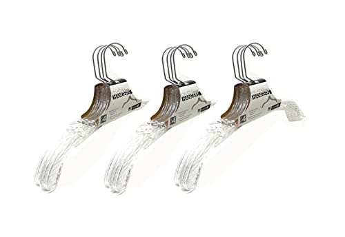 Merrick C73410d Cryst Crystal Cut Dress Hangers 4 Count