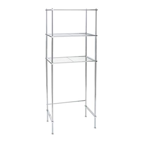 Organize It All 3 Tier Chrome Space Saver Bathroom Organizer