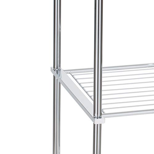 Organize It All 3 Tier Chrome Space Saver Bathroom Organizer