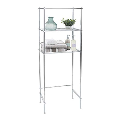 Organize It All 3 Tier Chrome Space Saver Bathroom Organizer