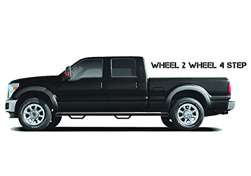 N-Fab Nerf Steps | Textured Black, Wheel-to-Wheel | H0464-TX | Fits 2004-2010 Hummer H3 SUV 4 Door, SRW Gas