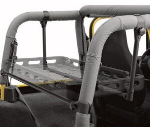 Bestop 4140601 Black Lower Cargo Rack Bracket System For 92-02 Wrangler