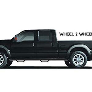 N-Fab Nerf Steps | Textured Black, Wheel-to-Wheel | F0084E-TX | Fits 2000-2009 Ford Excursion SUV 4 Door, SRW Gas / Diesel