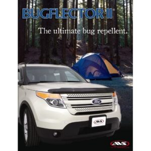 Auto Ventshade [AVS] Bugflector II / Hood Shield | High Profile, Dark Smoke | 24747 | Fits 2003 - 2008 Honda Element