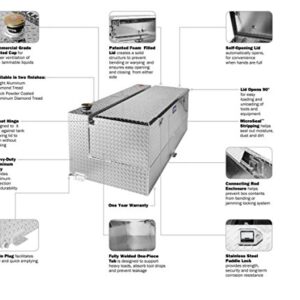 UWS TT-100-COMBO 100 Gallon Combo Aluminum Transfer Tank