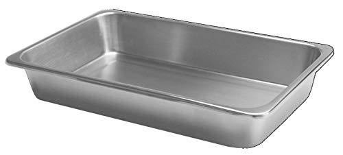 Grafco Metal Instrument Tray for Medical, Dental, Tattoo, and Surgical Supplies, Stainless Steel, 12-1/4" x 7-5/8" x 2-1/8", 3259