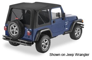 Bestop 7914035 Black Diamond Sailcloth Replace-A-Top for 2004-2006 Wrangler TJ Unlimited