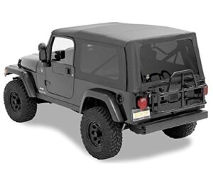 bestop 7914035 black diamond sailcloth replace-a-top for 2004-2006 wrangler tj unlimited