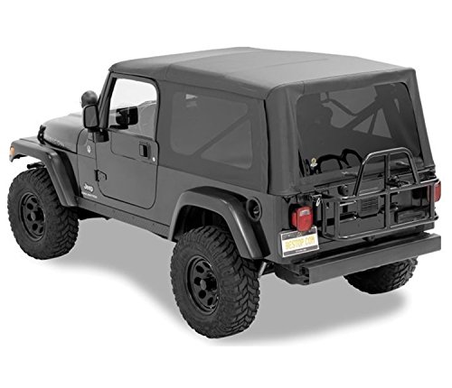 Bestop 7914035 Black Diamond Sailcloth Replace-A-Top for 2004-2006 Wrangler TJ Unlimited