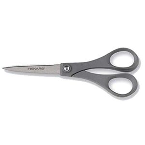 fiskars 01-005037j scissors, 7-inch, gray