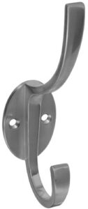 stanley hardware s806-927 v8009 modern coat and hat hook in satin nickel