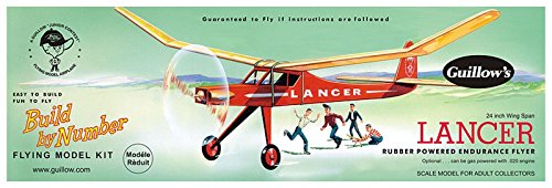 Guillow's Lancer Rubber Powered Endurance Flyer Model Kit